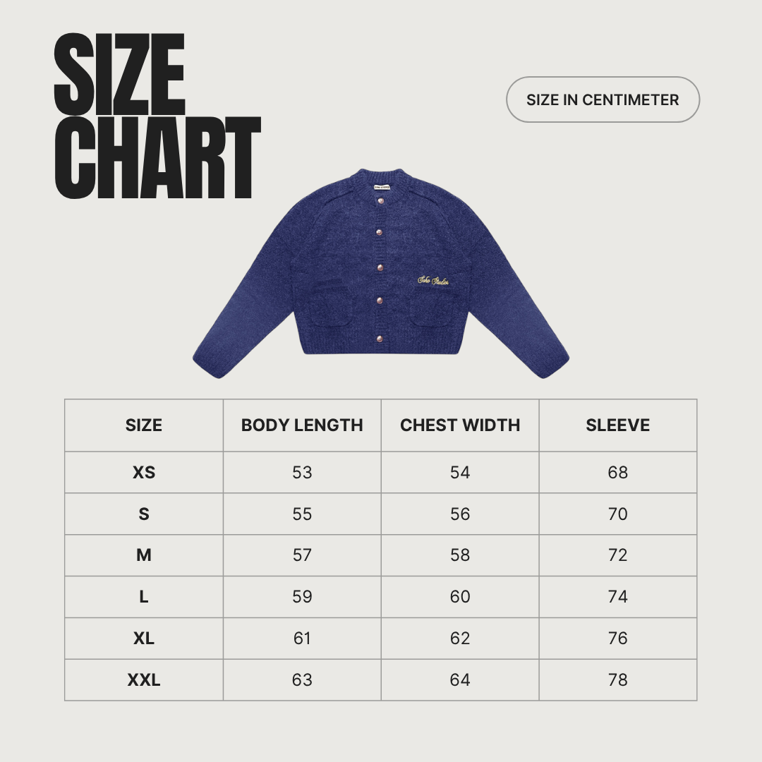 ROYAL BLUE ALPACA CARDIGAN