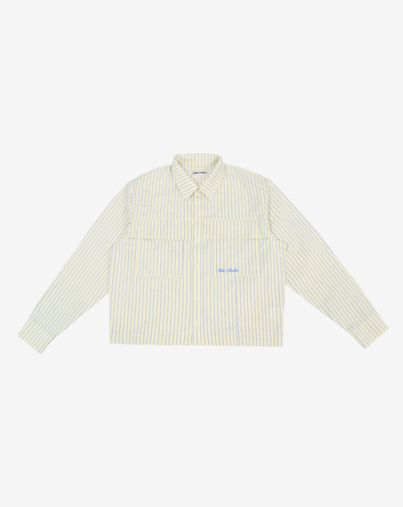 Striped shirt on a white background