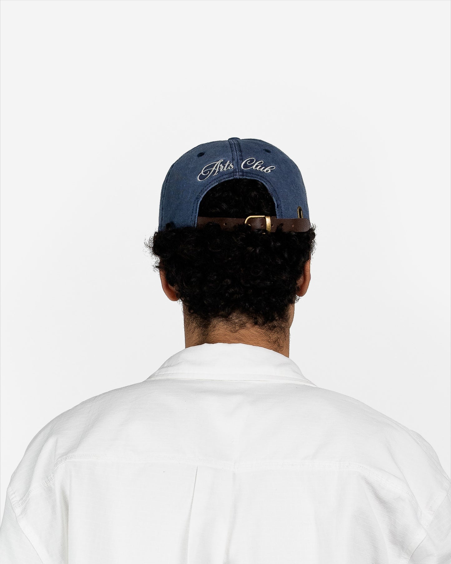 UNSTRUCTURED VINTAGE NAVY TRUCKER CAP