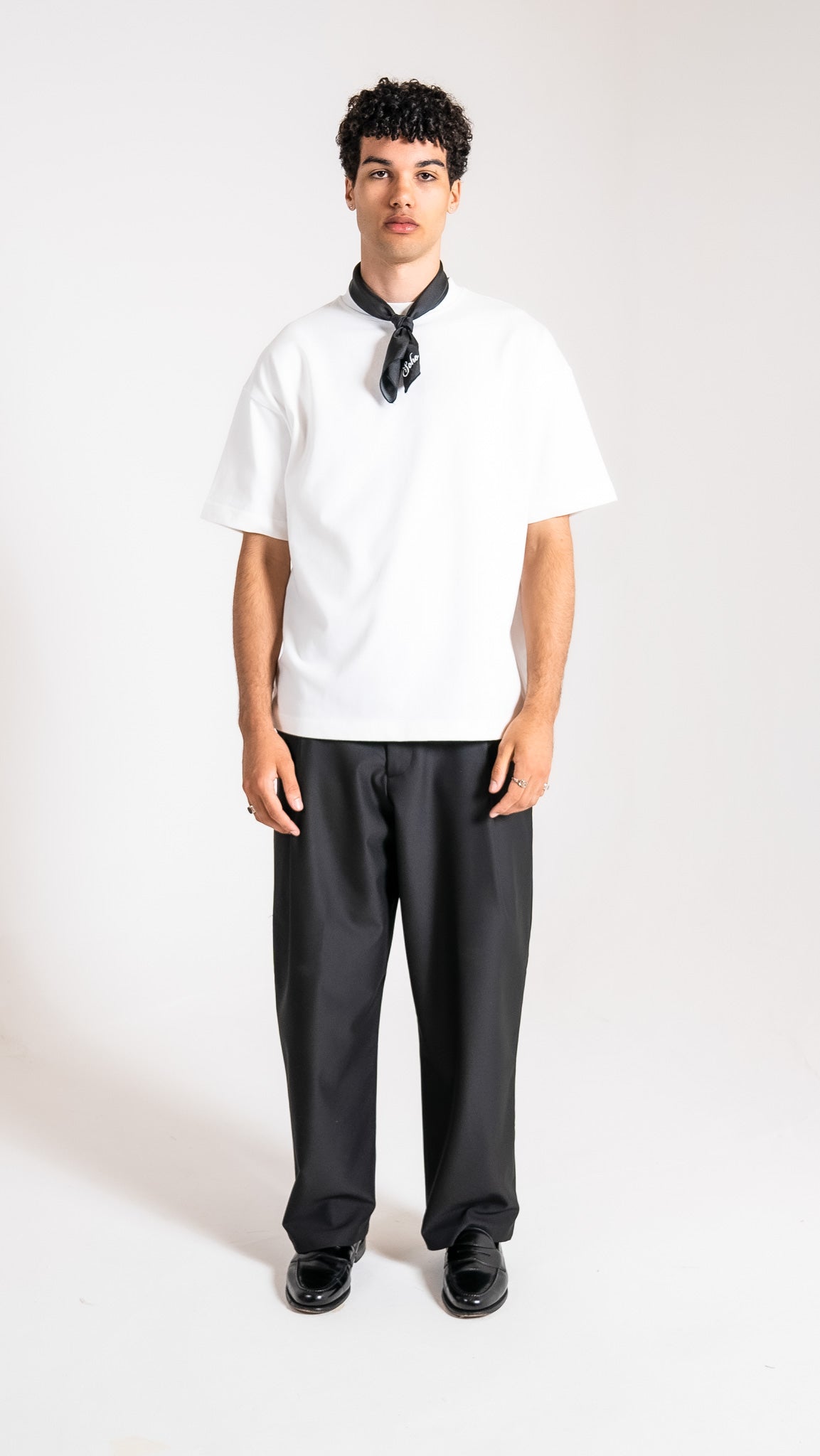 WHITE 'INSIEME BY SERGIO' T-SHIRT