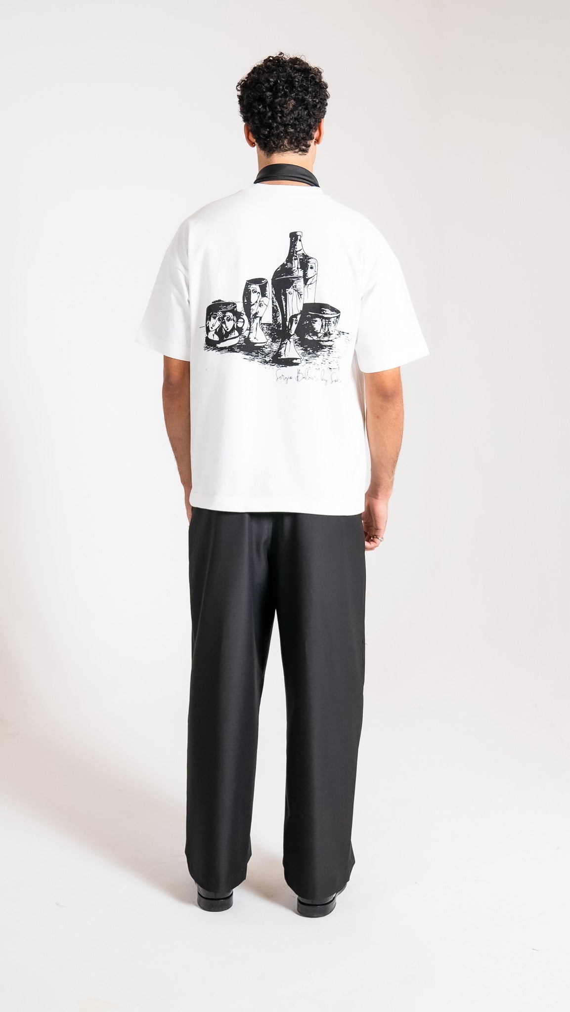 WHITE 'INSIEME BY SERGIO' T-SHIRT