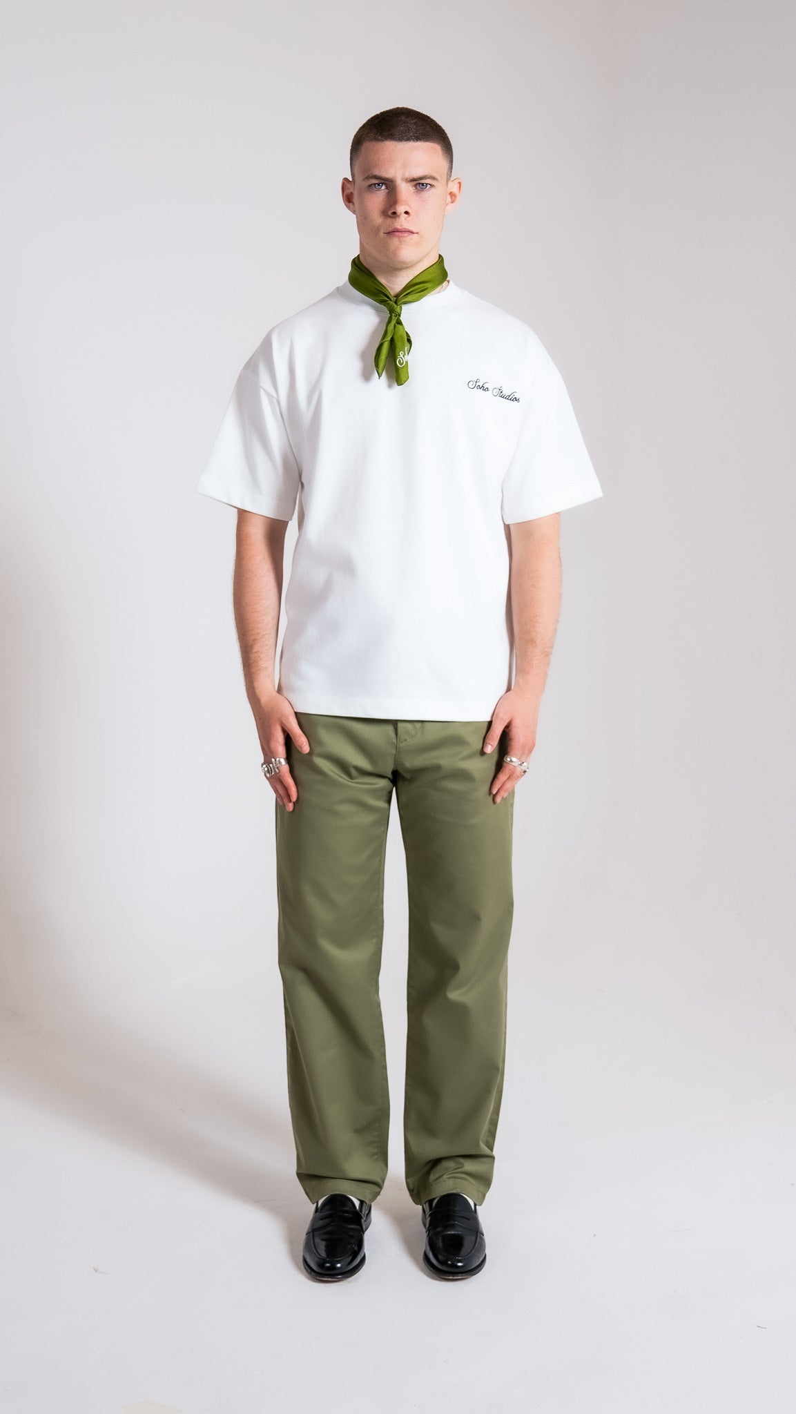 WHITE 'SIGNATURE' T-SHIRT