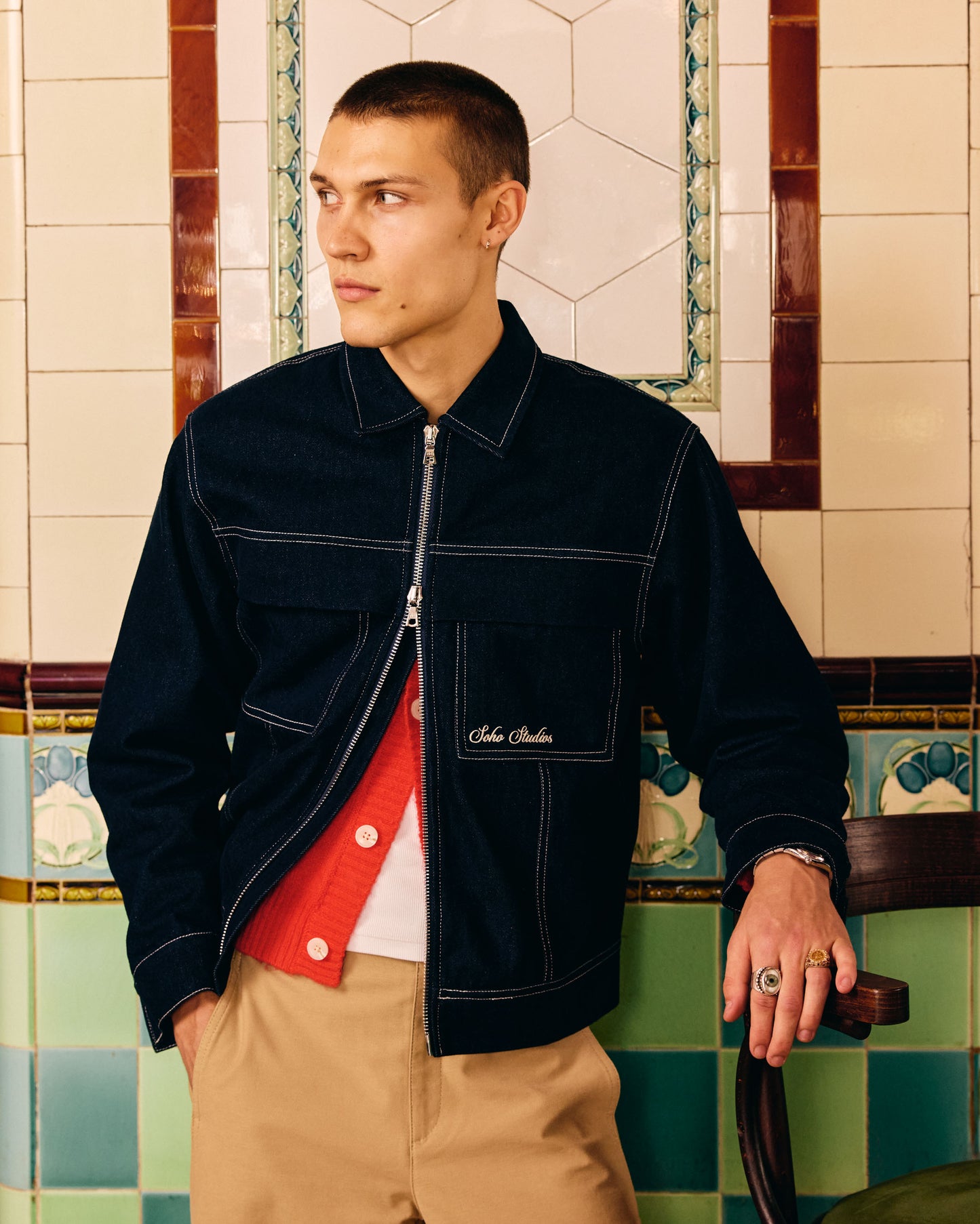 DENIM TRUCKER JACKET