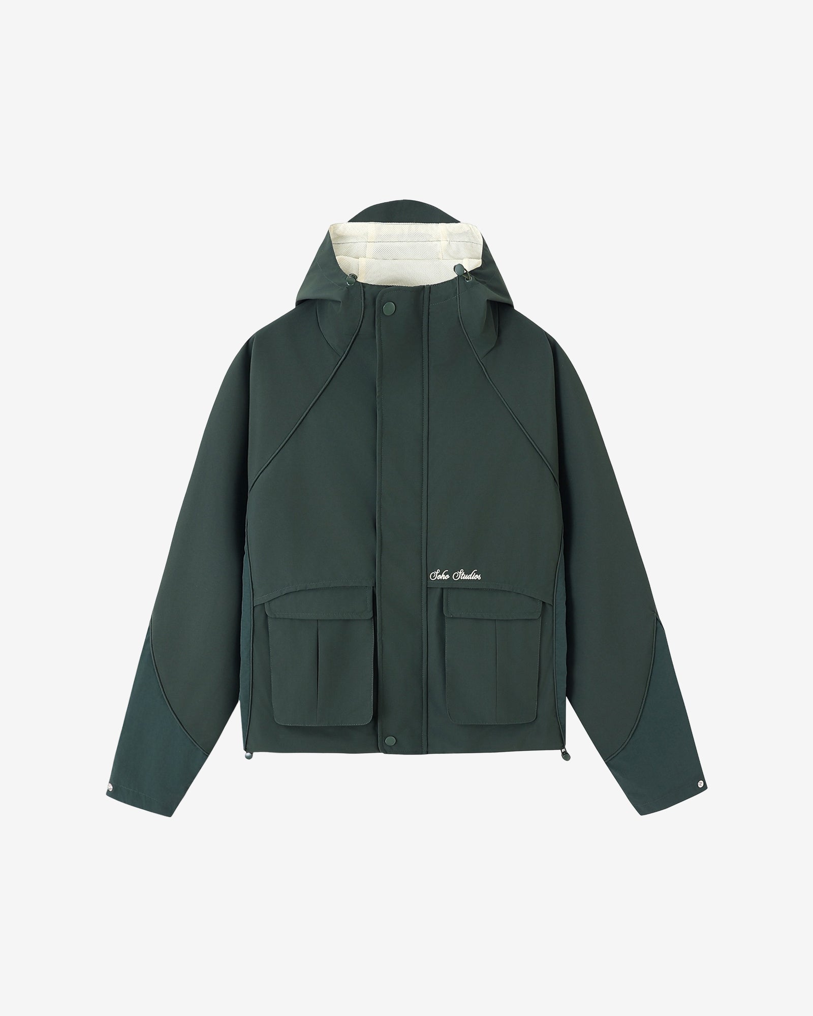 FOREST GREEN WINDBREAKER