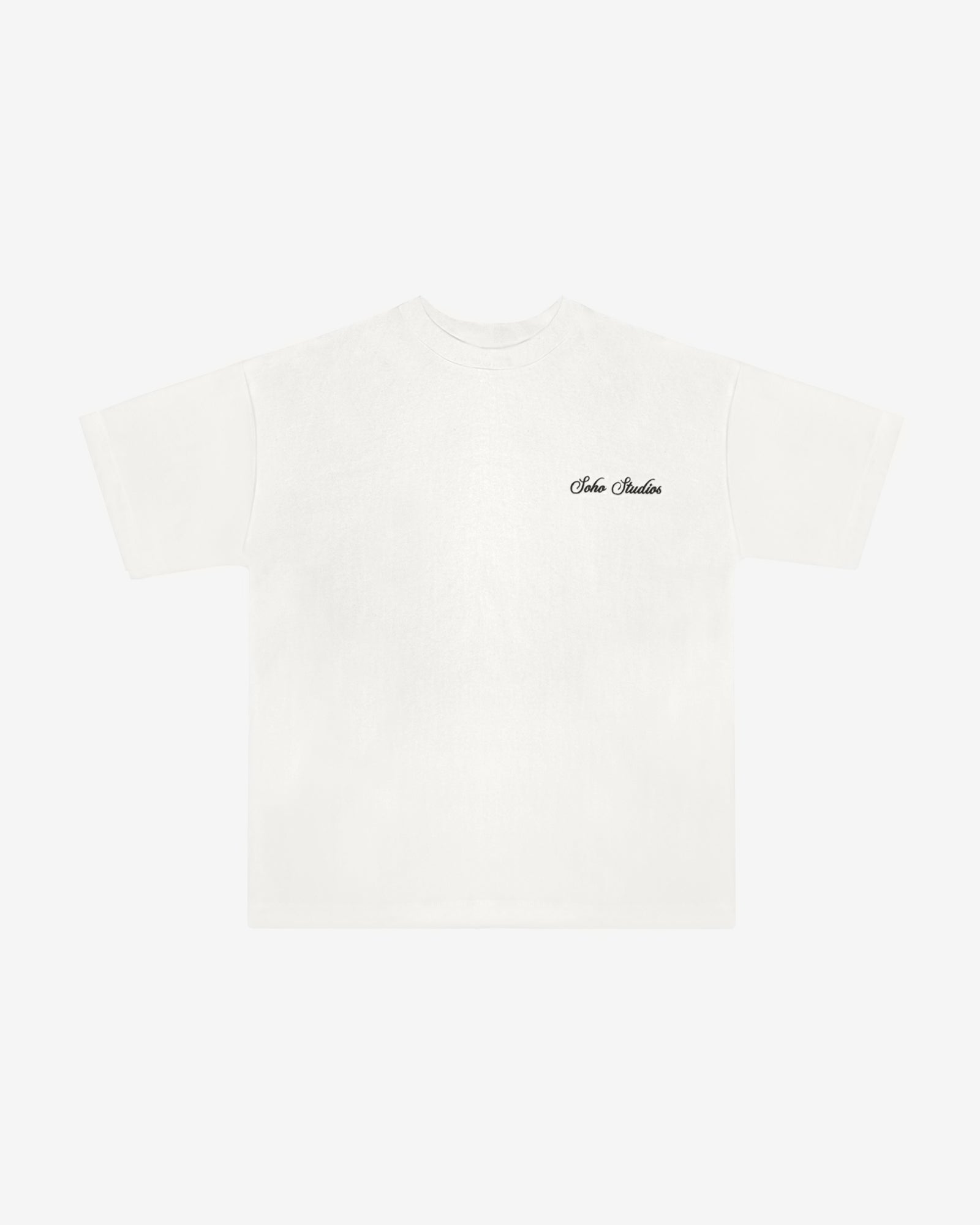 SOHO STUDIO WHITE 'SIGNATURE' T-SHIRT
