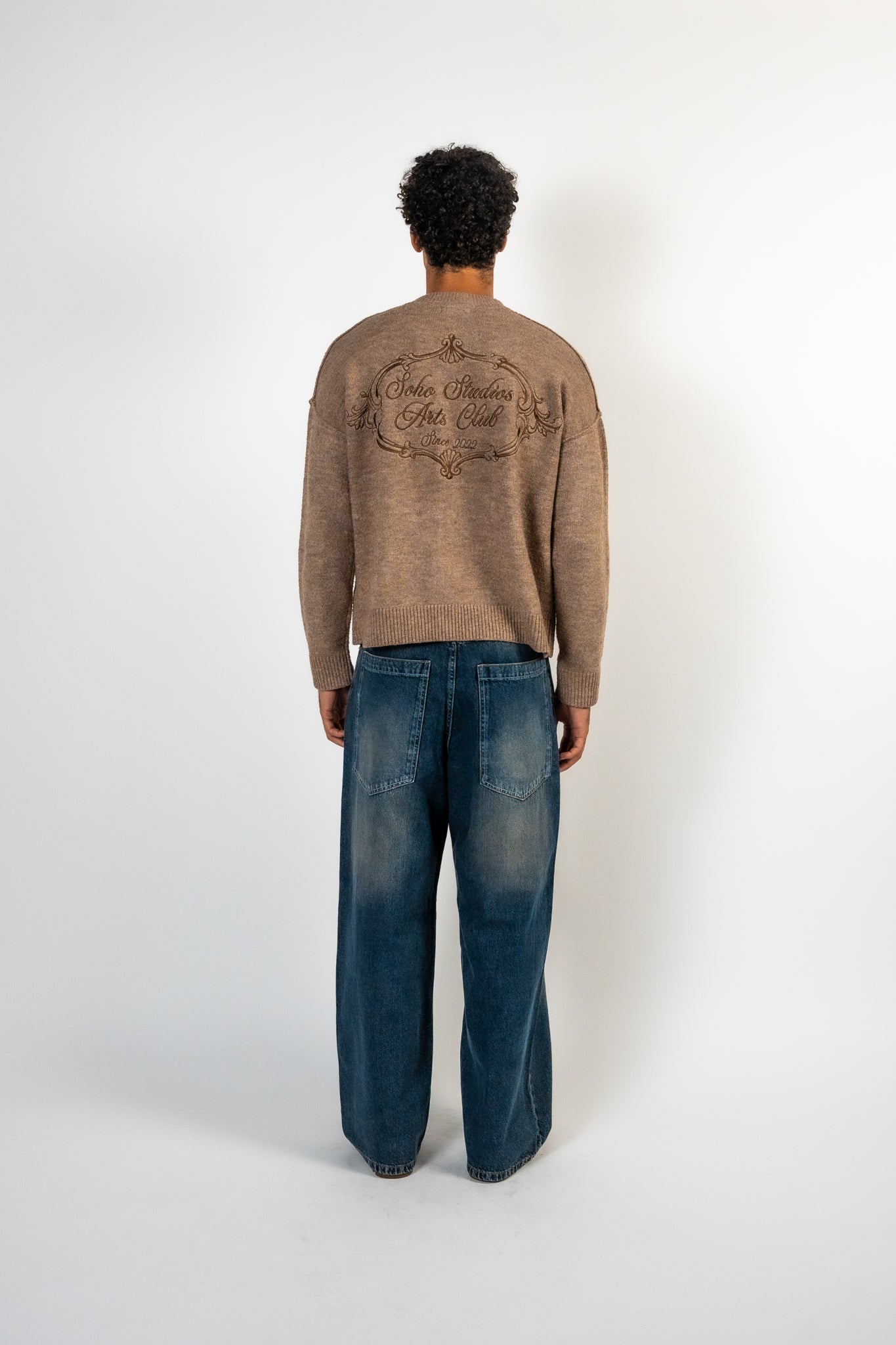 MOHAIR 'CREST' KNIT SWEATER