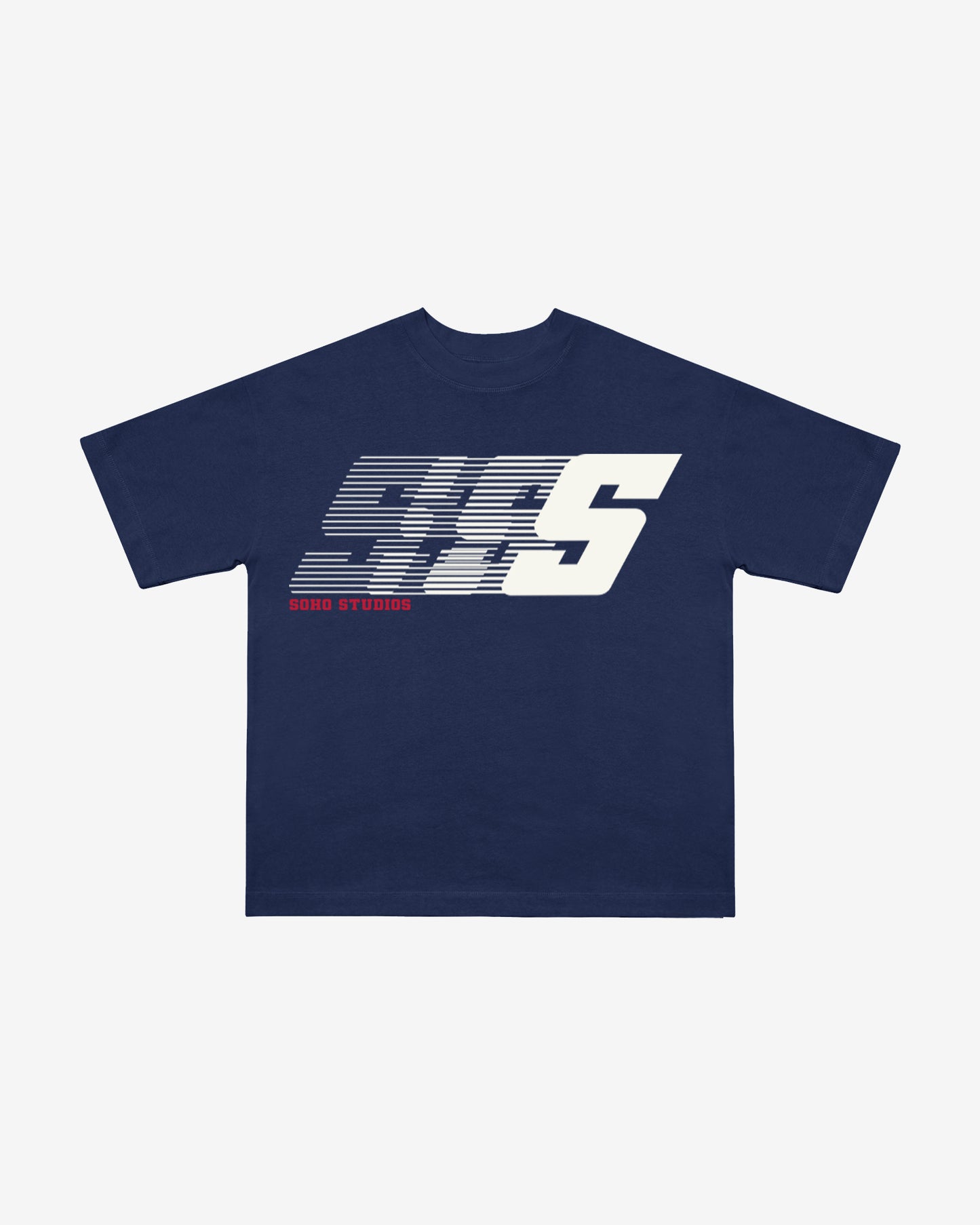 NAVY 'SPEEDSTER' T-SHIRT